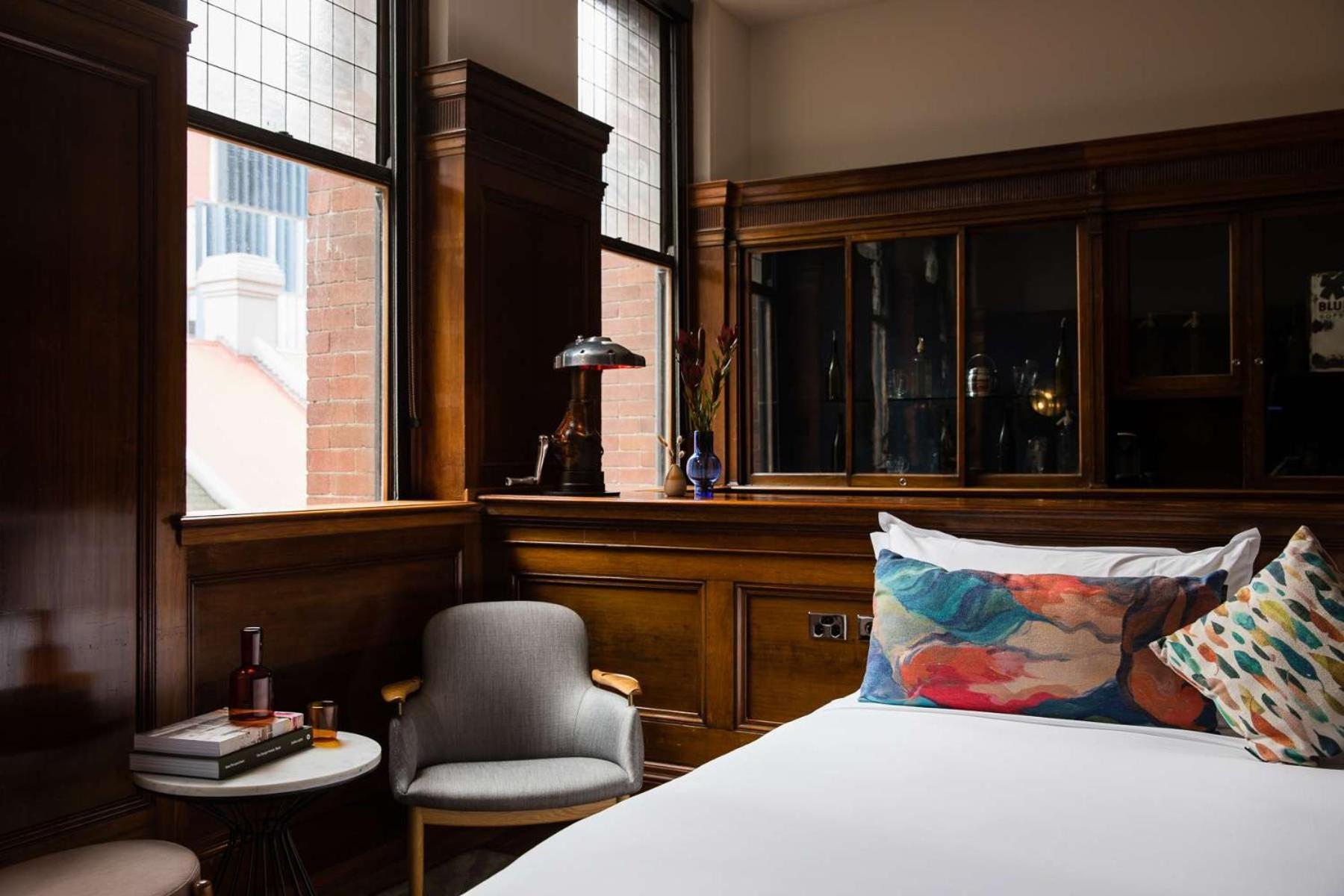 فندق ذا أولد كليير سيدني المظهر الخارجي الصورة A bedroom at the hotel